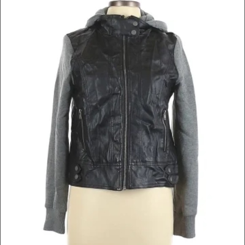 NWOT Ambiance Faux Leather Jacket